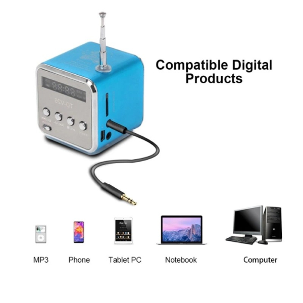 FM Mini-Multifunktionsradio, Tragbarer Lautsprecher