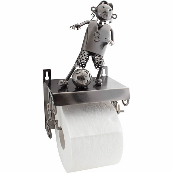 Toilettenpapierhalter "Fußballer"