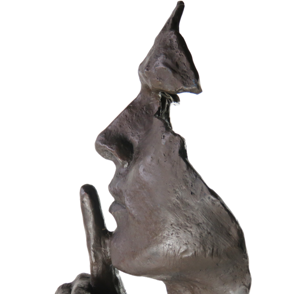 Skulptur "Stille", Hommage an Salvador Dali