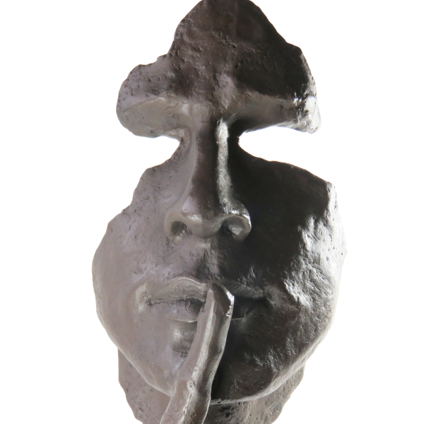 Skulptur "Stille", Hommage an Salvador Dali