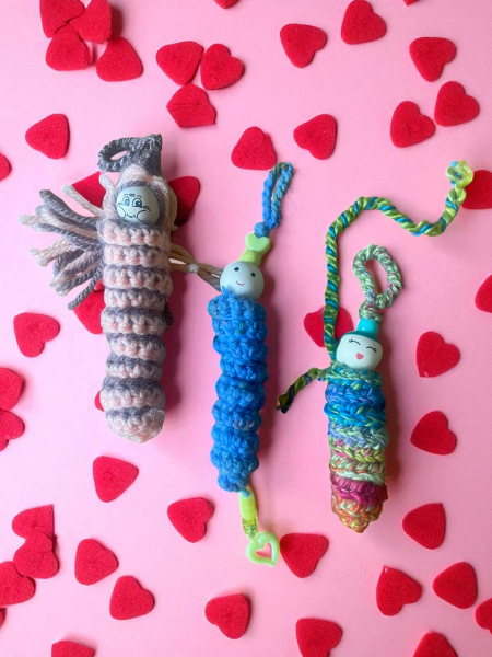 Lucky worms Set III (set of 3)