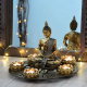 Buddha Deco Plate Bronze