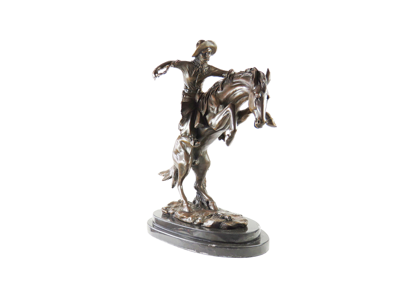 アンティークFredericRemington Bronco Busterランプ Lot Detail - Frederic Remington Bronze Lamp 